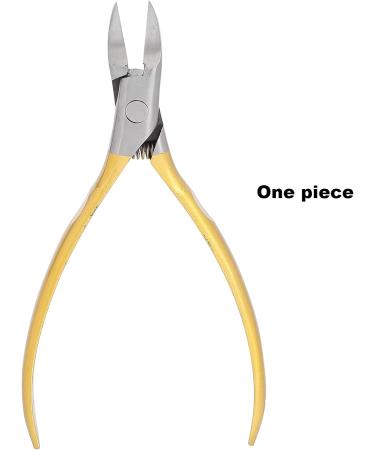 Toe Nail Clipper Streamlined Handle Remove Edges Of Nails Cuticle Clipper Stainless Steel for Hand for Cuticle for Dead Skin(Tyrant Gold) - Buy Online on SooperMarket.com