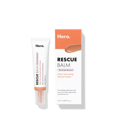 HERO COSMETICS Rescue Balm +Dark Spot Retouch Post-Blemish Recovery Cream from Nourishing and Calming After a Blemish - Corrects Discoloration - Dermatologist Tested and Vegan-Friendly (0.507 fl. oz)