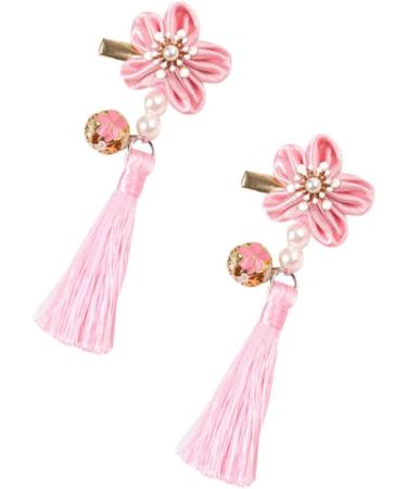 ibasenice 1 Pair Tassels Hairclips Hair Barrettes for Girls Hair Accessories for Girls Flower Hair Accessories Polymer Clay Cane Kids Hair Accessories Qipao Chinese Style Pair Clip Child - Buy Online on SooperMarket.com