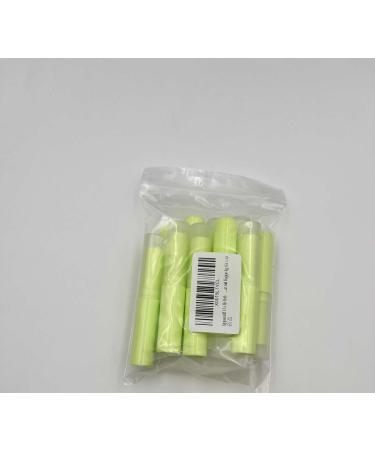 10-Pack Green Lipstick Case Containers | Empty Lip Balm Tubes for DIY Homemade Lip Balm | 4g Plastic Sleeves - Buy Online on SooperMarket.com