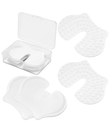 UPIQNG 4 Pcs Shot Pain Reducer Reusable Pain Relief Sheet Hurt Blocker Plastic Immunization Shooting Assist Shot Pain Blocks for Adults Kids White