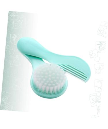 STAHAD Newborn Bath Kit - Baby Toddler Friendly Hair Accessories Set with Comb, Brush, and Massage Bristles - Safe and Easy Plastic Bathing Tools - Buy Online on SooperMarket.com