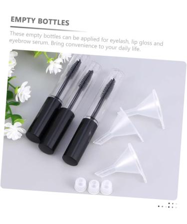 Gogogmee 1 Set Empty Eyelashes Cosmetic Tubes Mascara Tube and Wand Empty Mascara Tube with Wand Mascara Bottles Empty Eyeliner Bottle Mini Lip Gloss Bottles Liquid Eyeliner Bottle - Buy Online on SooperMarket.com