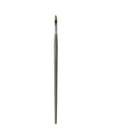 Escoda Modernista Series 4060 Artist Oil & Acrylic Long Handle Paint Brush, Synthetic Mongoose, Filbert, Size 4 Size 4 Filbert