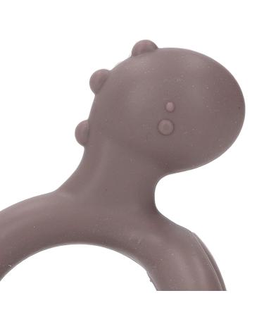Baby Toddler Teethers Silicone Dinosaur Shape Teething Chew Toy for Newborn (Light Gray) - Buy Online on SooperMarket.com