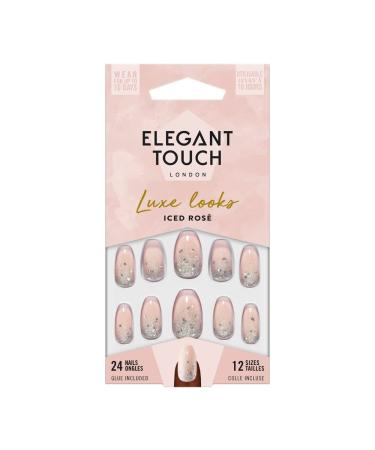 Elegant Touch Luxe Looks Nails Iced Rose Iced Rose 12 Sizes Tailles (Pack of 1)