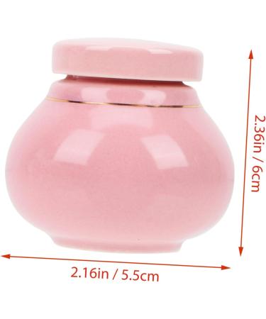 Didiseaon Storage Bottle Cans Coffee Lotion Face Cream Containers Lotion Sub Bottle Bulk Travel Lotion Chinese Food Containers Bulk Jars Buttercream Travel Jar Ceramics Pink Household Powder 6x5.5cm Pink - Buy Online on SooperMarket.com