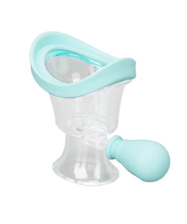 Eye Wash Cup Silicone Eye Wash Cleaner Kit Squeeze Eye Cleaning Cup Tool for Soothing Tired Eyes Clean Makeup Residue (Blue)
