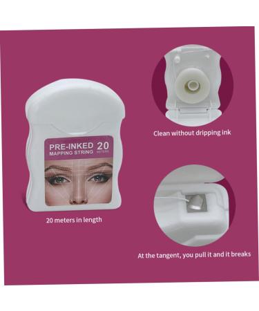 Eyebrow Mapping String Pre-Inked Microblading Mapping String Microblading Brows String Supplies Eyebrow Tool White - Buy Online on SooperMarket.com