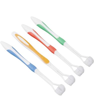 Adult Soft Bristle 3-Sided Toothbrush - Blue | Manual Toothbrush for Effective Cleaning - Buy Online on SooperMarket.com