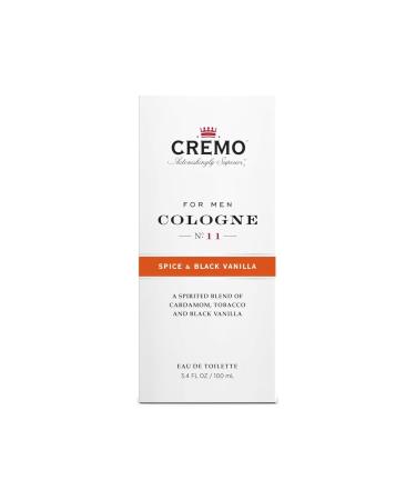 Cremo Astonishingly Superior Cologne for Men No. 11 Spice & Black Vanilla 3.4 fl oz (Pack of 2) - Buy Online on SooperMarket.com