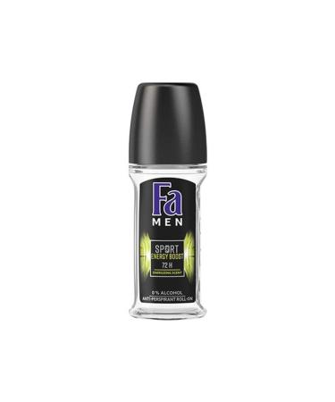 Fa Deodorant Roll On Men's Sport Energy Boost 1.7 Ounce