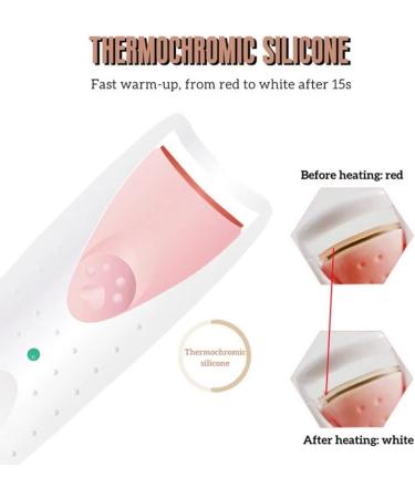 carrub Pink Electric Eyelash Curler Lasting and Portable Shaping Curling Eyelash Clip - Buy Online on SooperMarket.com