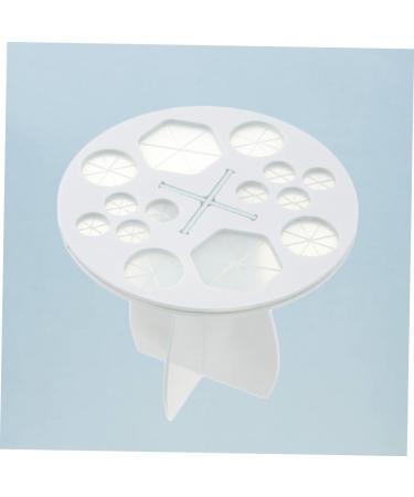 Angoily Brush Drying Holder | Makeup Organizer & Storage Rack | White Cosmetic Brush Dryer for Optimal Drying - Buy Online on SooperMarket.com