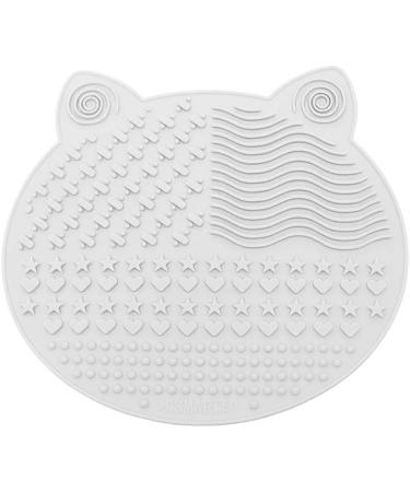  2-Pack Makeup Brush Cleaning Mat Cute Cat Ear Design Silicone Portable Brush Cleaner Pad Washing Tools with Suction Cups US Patent Registered (Black+White) - Buy Online on SooperMarket.com