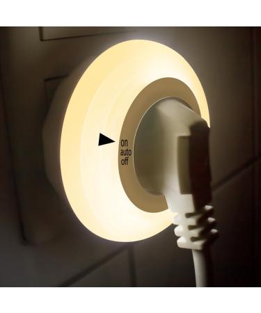 Emotionlite Night Light Socket with Twilight Sensor - Adjustable LED Lamp for Kids Warm White 2700k 3000k - Auto On/Off Brightness Control - Buy Online on SooperMarket.com