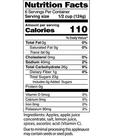 Mullen's Applesauce - Apple Pie Flavor, Less Sugar Recipe (24oz, Pack of 12) - Buy Online on SooperMarket.com