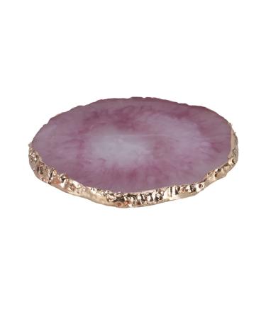 KALLORY Makeup Pallet Round Tray Nail Painting Tray Manicure Resin Palette Gel Finished Nail Art Nail Polish Medium Purple