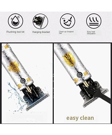 Pcivzxam Professional Hair Clippers Men Electric Beard Trimmer Digital Display USB Rechargeable Cordless Hair Cutting Skull - Buy Online on SooperMarket.com