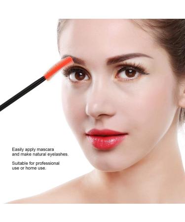 50 Pack Disposable Eyelash Brushes - Silicone Comb Mascara Applicators for Makeup - Beauty Tool with Crescent Tip - Buy Online on SooperMarket.com