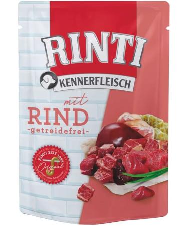 RINTI Kennerfleisch 400g - Grain-Free Wet Dog Food Mix | 4 Varieties | Pack of 12 or 20 - Buy Online on SooperMarket.com