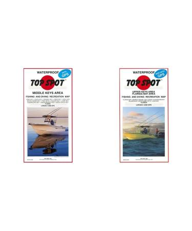 Top Spot N208 Map- Middle Key Long Key to Boca Chica Key Loran-C & GPS + Top Spot Map N207 Upper Keys Area