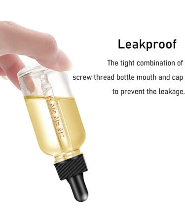 Bumobum 1 oz Clear Glass Eye Dropper Bottles for Essential Oils - 3 Pack with Labels and Funnel - Tincture Bottle 30 ml - Measured Dropper Included - Buy Online on SooperMarket.com