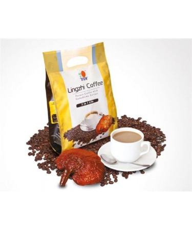 DXN Lingzhi Lite Coffee 3 in 1 with Ganoderma + 5's Nona Manis Disposable Coaster (Pack of 1) Original Pack of 1 - Buy Online on SooperMarket.com