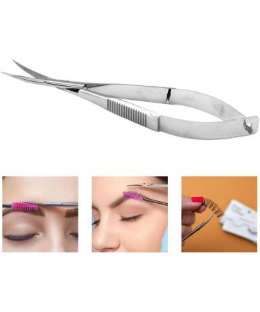 Micro Scissors Stainless Steel for Face Hair & Eyelashes | Curved Grafting Tool - Best International Shipping - Buy Online on SooperMarket.com