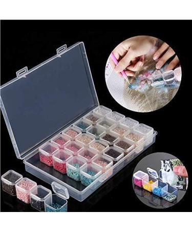 3 Pack 28 Slots Diamond Embroidery Storage Case for DIY 5D Diamond Painting - Buy Online on SooperMarket.com