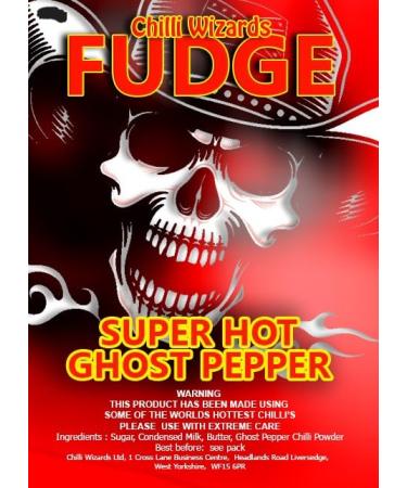 Ghost Pepper Naga Jolokia Super Hot Chilli Fudge 100g