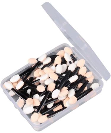 Mikinona 100 Pcs Eyeshadow Makeup Makeup Tools Makeup Application Brushes Cosmetic Size 2 Black - Buy Online on SooperMarket.com