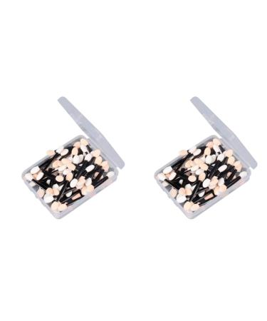 100 Pcs Professional Makeup Eye Shadow Sponge Applicator Makeup Application Set Mini