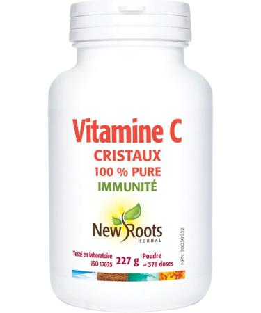 New Roots Herbal - Vitamin C Crystals 227g Powder - Helps in Collagen Formation to Maintain Healthy Bones Cartilage Teeth and Gums - Helps to Maintain and Support Immune Function 227 g (Pack of 1) - Buy Online on SooperMarket.com