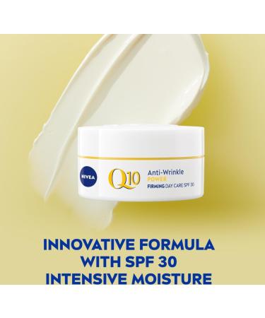 NIVEA Q10 Anti-Wrinkle Power Day Cream SPF 30 (50ml) with Skin Identical Q10 - Reduce Wrinkles and Age Spots - Buy Online on SooperMarket.com