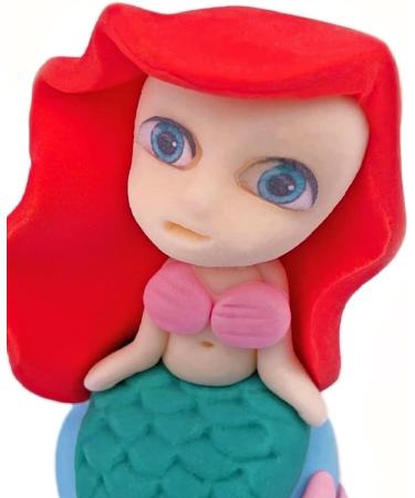 Mermaid Cake Topper Party Decoration Fondant Edible Icing Great for Kids Girl Birthday easy to Use Professional - Buy Online on SooperMarket.com