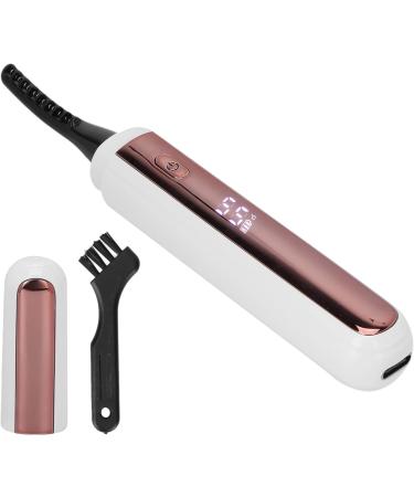 Verdant Touch Eyelash Curling Brush Electric Eyelash Curler USB Rechargeable Heated Perm with 4 Level Temp LCD Display for Women - Buy Online on SooperMarket.com
