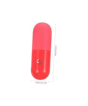 Beatifufu 2pcs Lip Plumper Gloss Duo - Moisturizing & Plumping Lip Care Set, Rosy Transparent - 5.3x1.8x1.8cm - Buy Online on SooperMarket.com