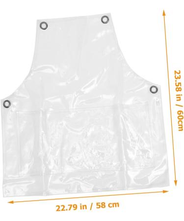 BELLIFFY Barber Apron Hair Apron Stylist Apron Hair Cutting Apron Clear Aprons for Hair Stylist Apron for Hair Stylist Salon Aprons for Hair Stylist Hairdresser Apron Adjustable Apron - Buy Online on SooperMarket.com