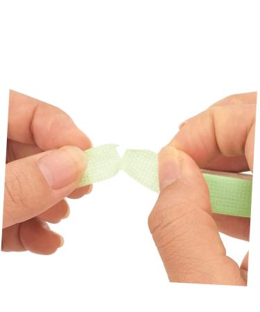 Mikinona 20 Rolls Eyelash Extension Tape - Double Eyelid Non-Woven Fabric Makeup Tape for Lifting - 5.5x1.2cm Green - Buy Online on SooperMarket.com