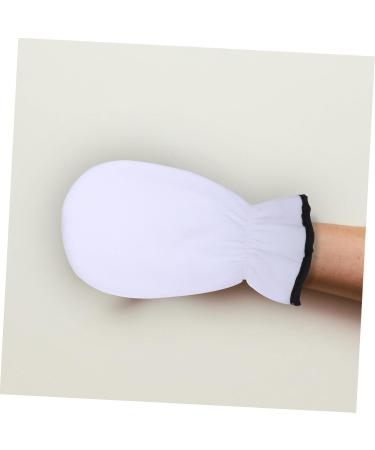 Gogogmee 1 Pair Exfoliating Hand Gloves Lotion Gloves Overnight for Women Hand Care Gloves Hands Hand Calluses Remover Gloves Hydrating Gloves Exfoliating Mitts White Flannel 29x16cm - Buy Online on SooperMarket.com