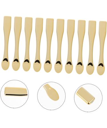 Baluue 36 Pcs Cosmetics Spatula Face Cream Spoons Mini Spoons Abs Skincare Makeup 6.00X0.70X0.70CMx3pcs Goldenx3pcs - Buy Online on SooperMarket.com