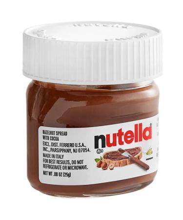 Mini Nutella Glass Jars (0.88 Oz) Weekly Pack - 7 Units with Mini Spoons, Atrevo Bundle - Buy Online on SooperMarket.com