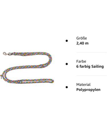 Dogeline Double Leash Practice Line for Medium Dogs Up to 45 kg - 39 Colors 2.40m Durable & Stable - Buy Online on SooperMarket.com