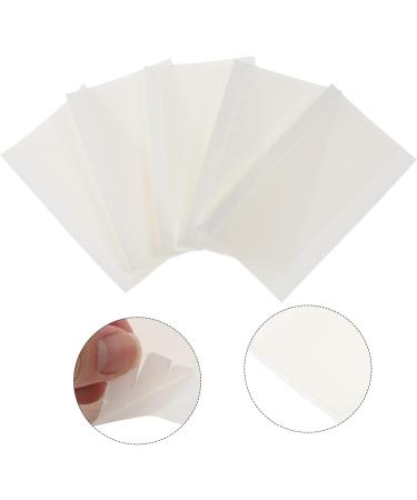 Didiseaon 5 Sheets Double-sided Tape 2 Side Adhesive Hair Tapes Adhesive Strips for Hair Extension Lace Wig Tape in Hair Extensions Human Hair Wig Tape Water Proof Double Sided Tape White 2X0.5X0.1CM White - Buy Online on SooperMarket.com