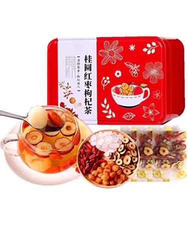 Guiyuan red jujube Lycium barbarum Tea 130g Combination of Flower and Tea Fruit Tea in Bags Women's Five Treasures Tea Drink 130g
