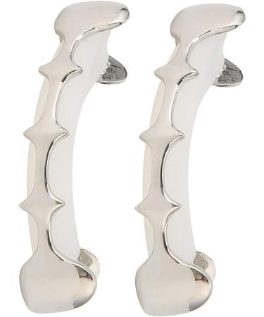 Irregular Hip Hop False Tooth Set Halloween Festival Hip Hop Tooth Decoration Accessory (Silver Color) - Buy Online on SooperMarket.com
