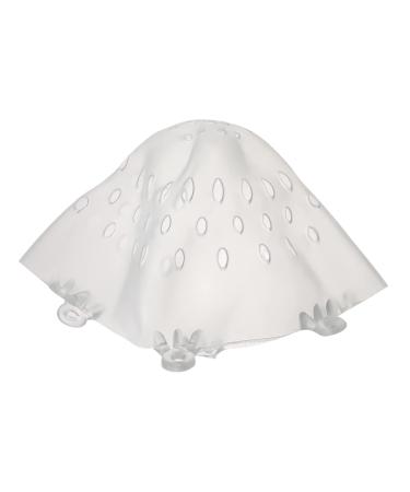 1pc Milk Hood Cow Breast Cover Calf Weaner Cattle Weaner Farm Supplies Cow Breast Protector Cow Breastfeeding Stop Tool Calf Weaning Tool Animal Husbandry Equipment Cow Supply White