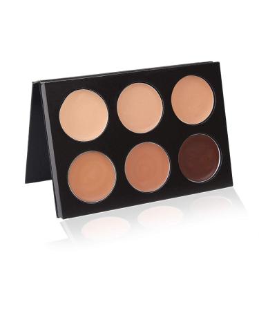 Mehron Makeup Mask Cover 6-Color Palette (Olive)