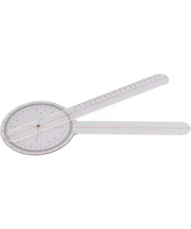 DKaony Physiotherapy Protractor Ruler Convenient Accurate Orthopedic Use Goniometer 0 -360 Easy to Measure for Hospital 12.5x9.2x5.6cm - Buy Online on SooperMarket.com